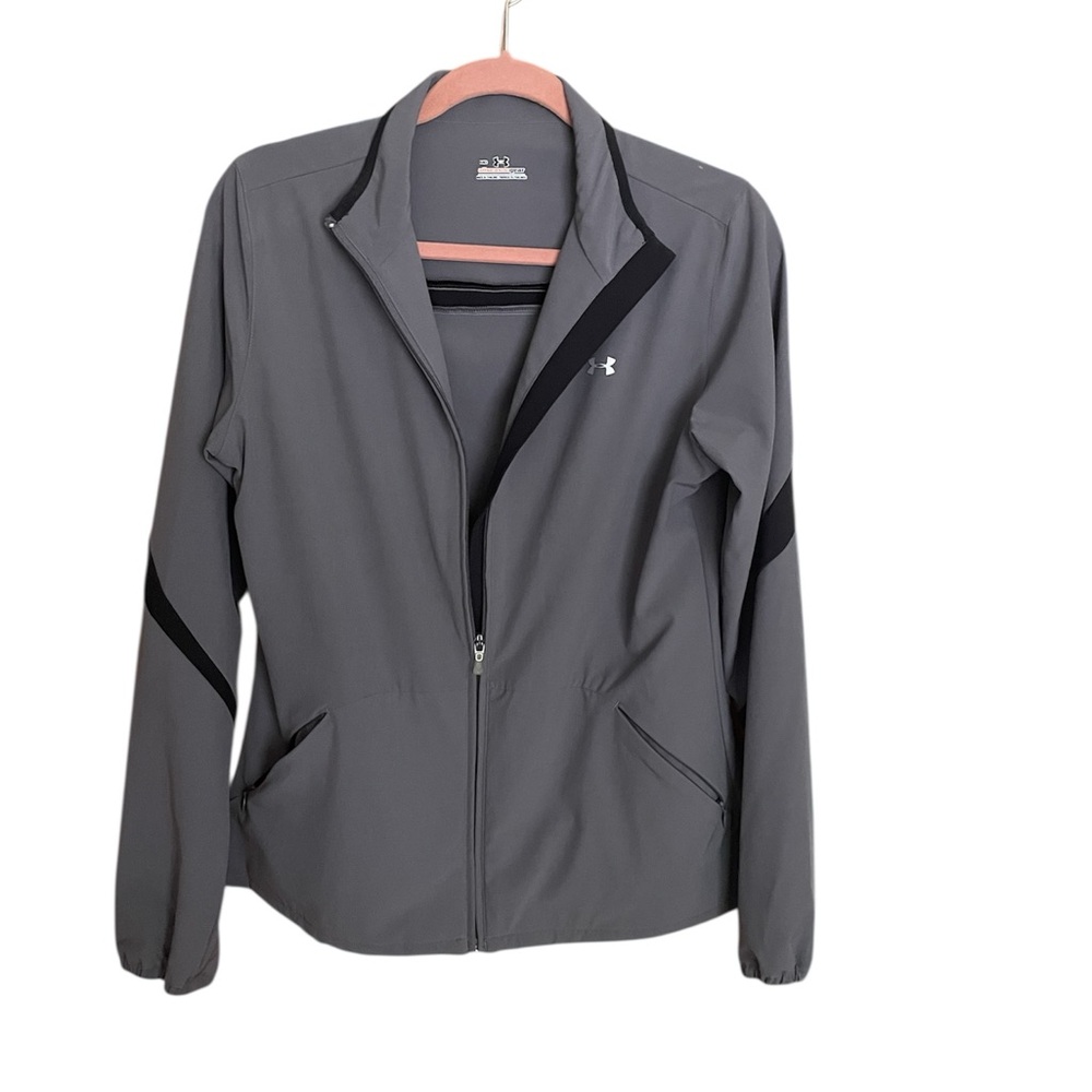Under Armour Women’s All Season Gear Lightweight Jacket – Gray medium